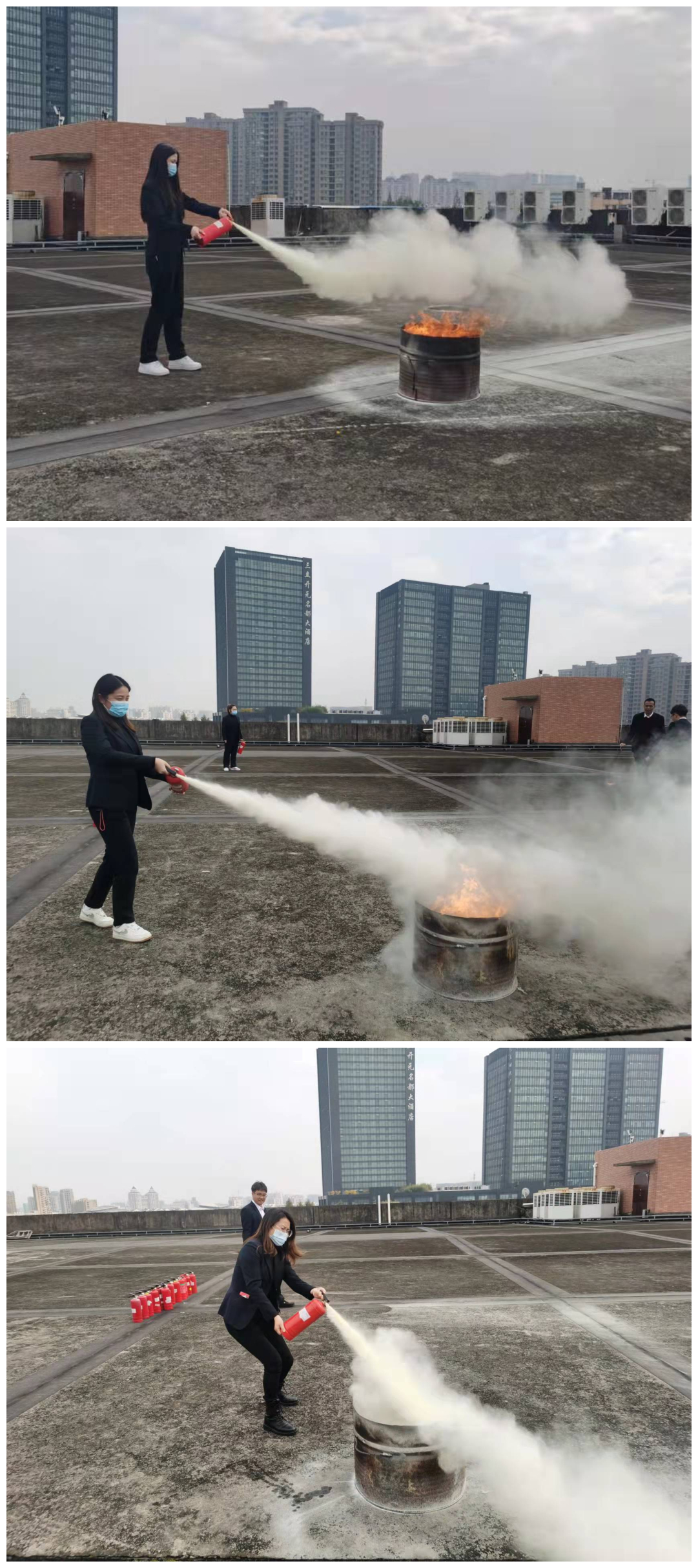耀世娱乐市场开展行政人员消防培训