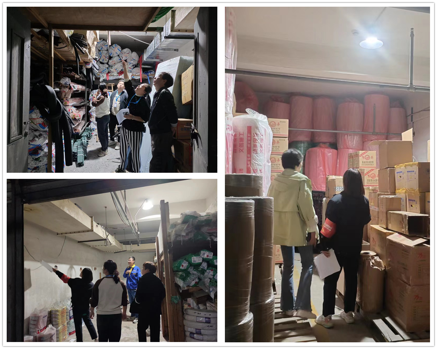 耀世娱乐市场开展仓库安全隐患大排查