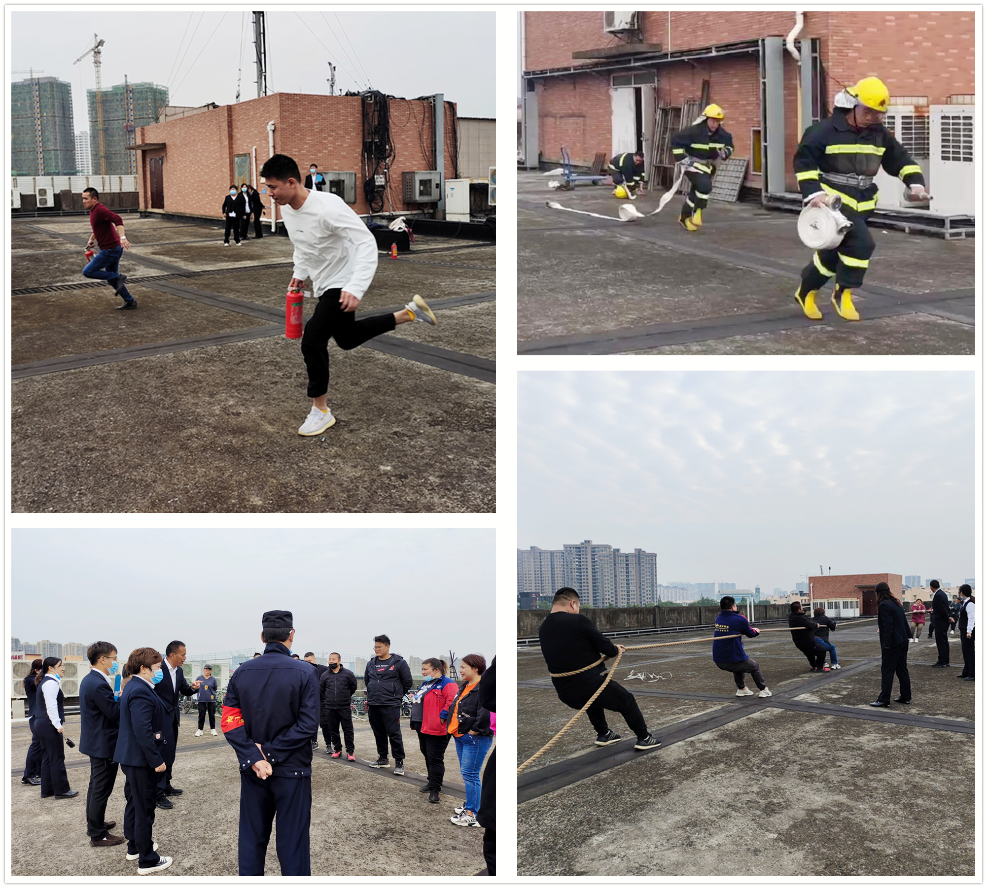 耀世娱乐市场全力备战消防运动会