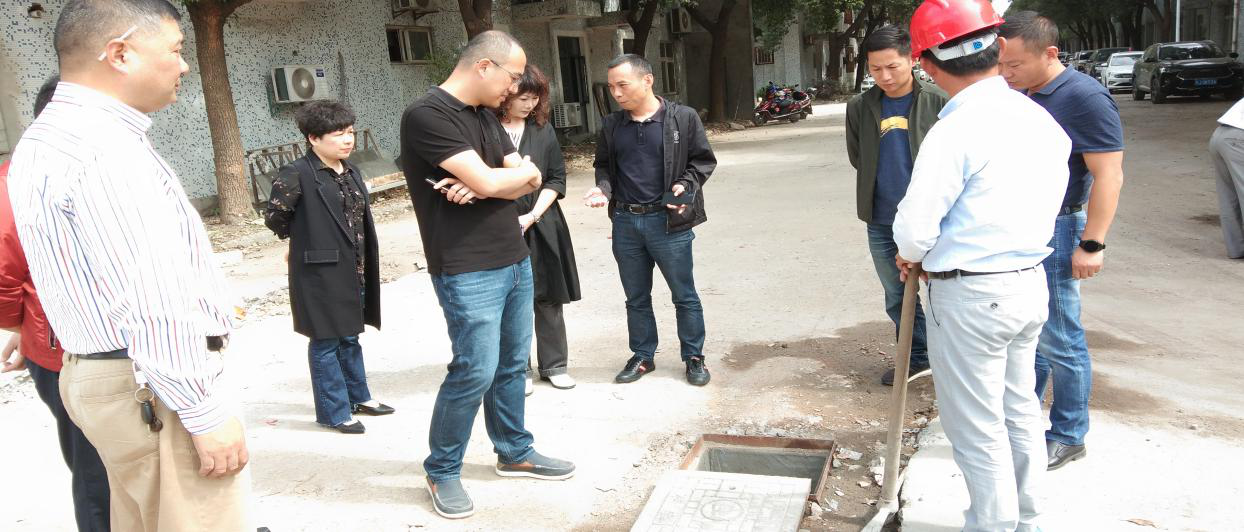 耀世娱乐科技产业园“污水零直排”推进工作，，，，，实地勘察