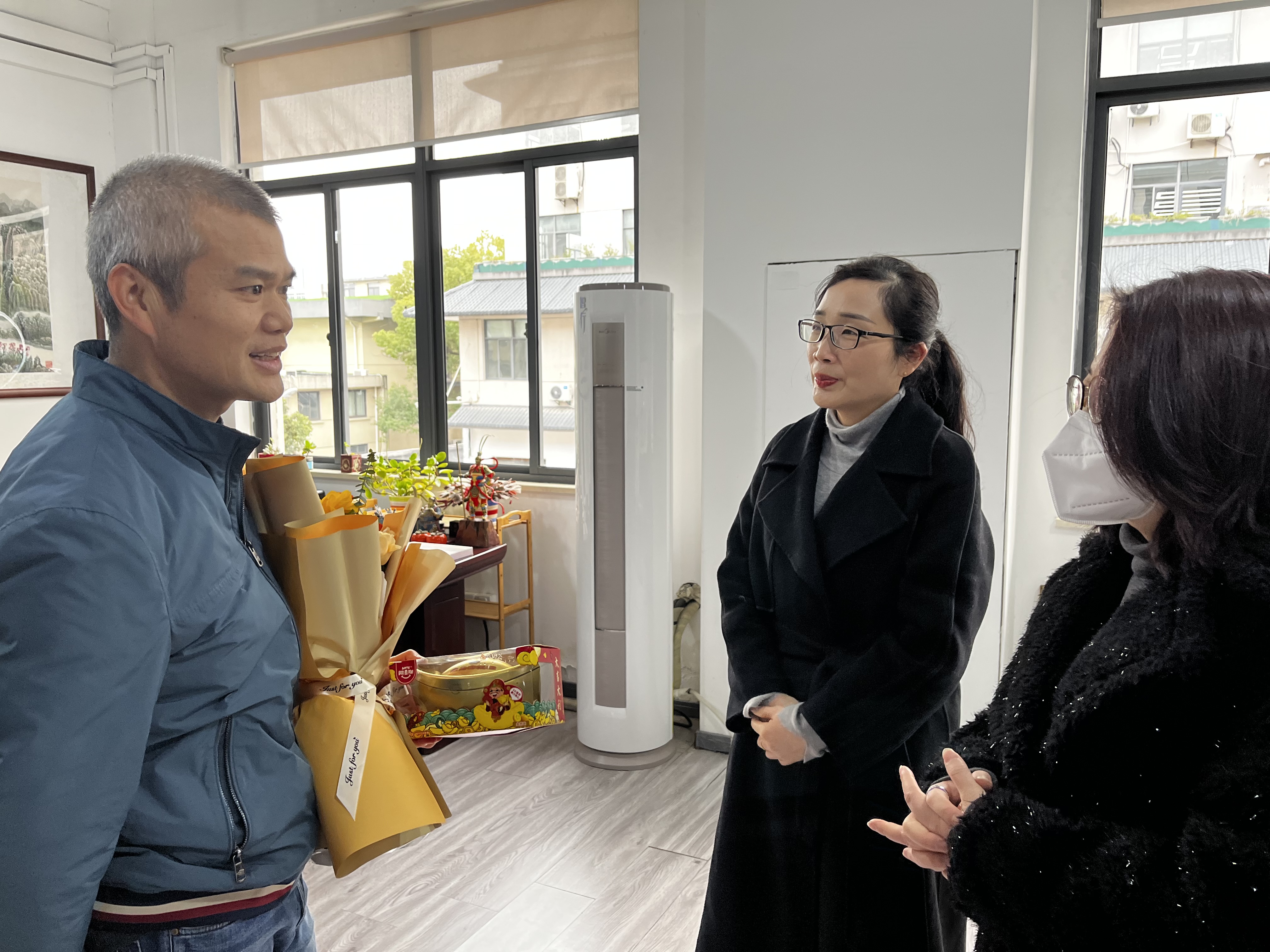 问需访企业、促膝话发展——耀世娱乐文创集团开展新春企业走访活动